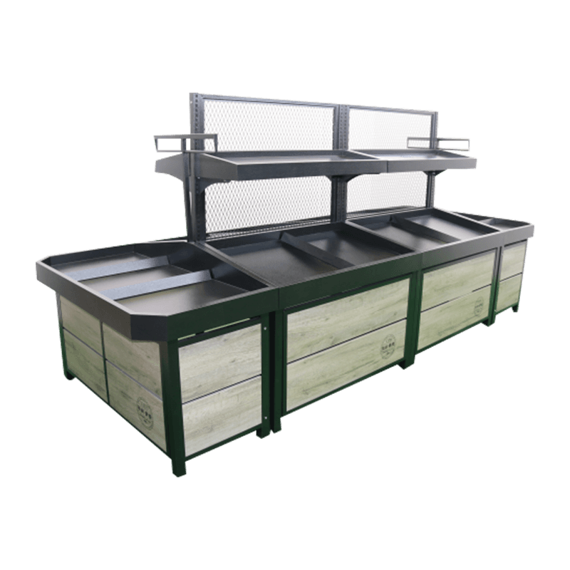 Stojak na owoce i warzywa o wysokiej widoczności