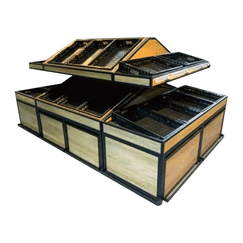 Wytrzymały, trwały stojak na owoce i warzywa